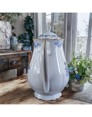 Service à café fleurs bleues Schlaggenwald