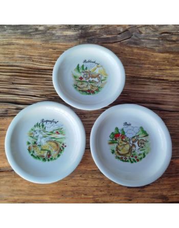 Lot de 6 assiettes à fromage