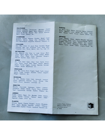 Boggle - Edition spéciale "Thème", 1978