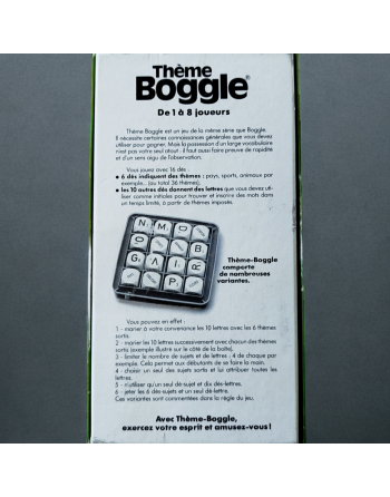 Boggle - Edition spéciale "Thème", 1978