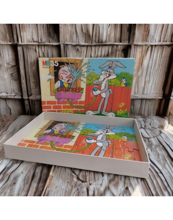 Puzzle Bugs Bunny et Elmer Fudd - 35 pièces