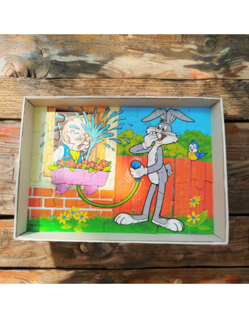 Puzzle Bugs Bunny et Elmer Fudd - 35 pièces