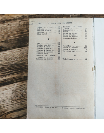 Pour finir un meuble Tome 1, M. Deheurles - éditions Dunod - 1958