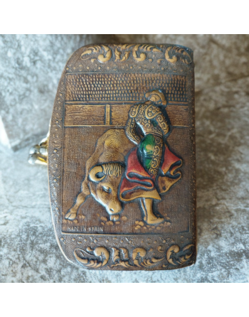 Porte-monnaie Matador en cuir brun