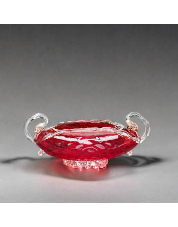 Vide-poche en verre soufflé Murano Salviati