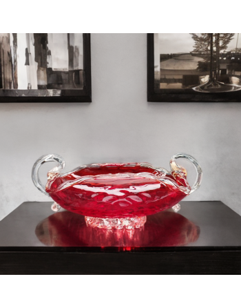 Vide-poche en verre soufflé Murano Salviati