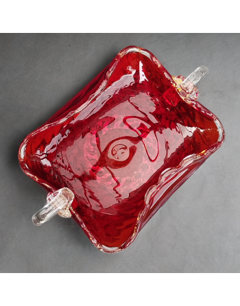 Vide-poche en verre soufflé Murano Salviati