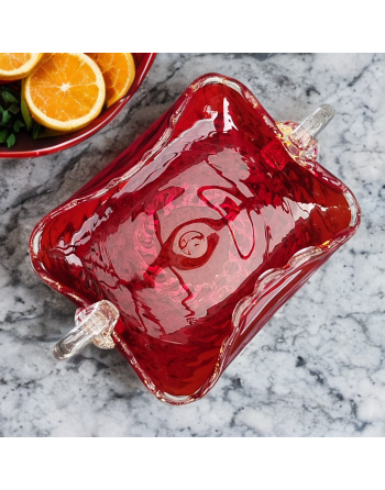 Vide-poche en verre soufflé Murano Salviati