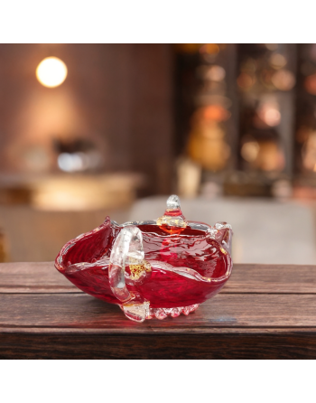Vide-poche en verre soufflé Murano Salviati