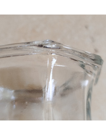 Vase Nuutajärvi, décor feuilles de bouleau - Finlande, années 70