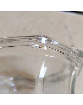 Vase Nuutajärvi, décor feuilles de bouleau - Finlande, années 70