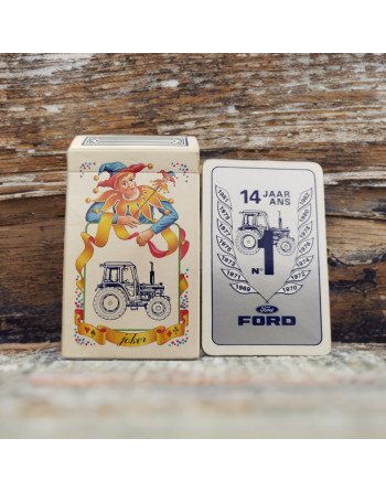 Jeu de 53 cartes Ford Tracteur – 14e anniversaire n°1 (1981) – Carta Mundi