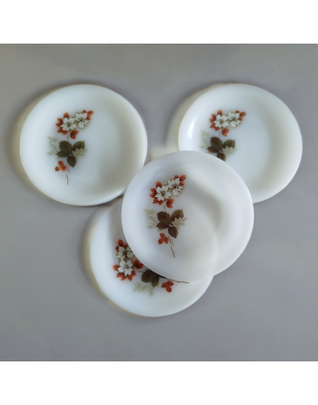 Assiette à dessert Arcopal - Collection Aubépine ou Avila