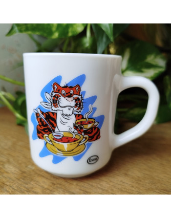Mug Arcopal Esso – Tigre mangeant une soupe – Années 70, série publicitaire