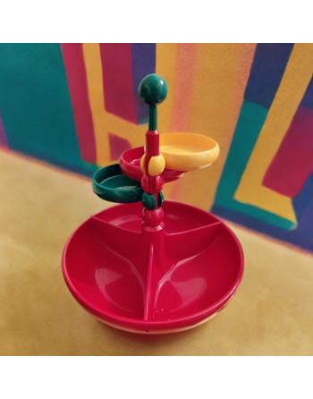 Plat serviteur Party Vario-set – Emsa x Alessi – Années 70 (Memphis Milano)